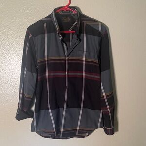 7 Diamonds Men's Multicolor Plaid Button Down Shirt